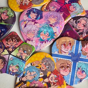 Ensemble Stars Unit Pins - Ryuseitai, Eden, Ra*bits, Five Eccentrics, Crazy B, Espuri