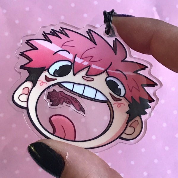 Yuji Itadori JJK Cursed Finger Shaker Charm