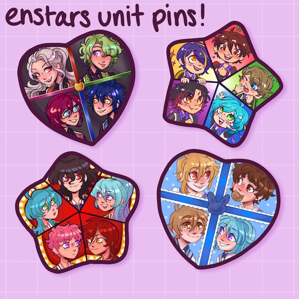 Ensemble Stars Unit Pins - Ryuseitai, Eden, Ra*bits, Five Eccentrics