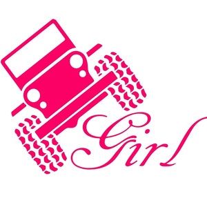 4x4 Off-Road Girl Vinyl Decal  Weather Resistant, Perfect for Tumblers, Cars, Trucks, Glass or Any Smooth Surface