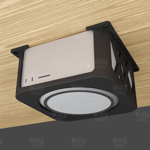 Apple Mac Studio under-desk mounting bracket