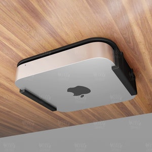 Apple Mac Mini mount Mac Mini under-desk mounting bracket image 1