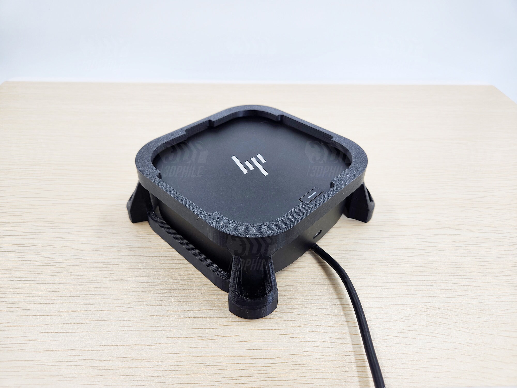 Metal Wall Mount And Under Desk Mount Compatibility HP USB-C Dock G5 VESA Mount,High Strength Steel Docking Station Mounting Holder Compatible With HP USB-C Dock G5, (Black Holder Only