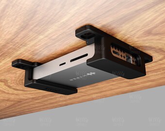 Hyper Hyperdrive Dual 4K HDMI 10 en 1 soporte de base para debajo del escritorio Hyper Hyperdrive HDMI