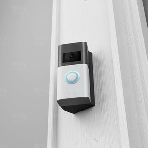 Ring Video Doorbell 3, 3 Plus and 4 camera bend adapter curve curved mount