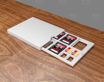 Houder voor SD- en Micro SD-doosjes