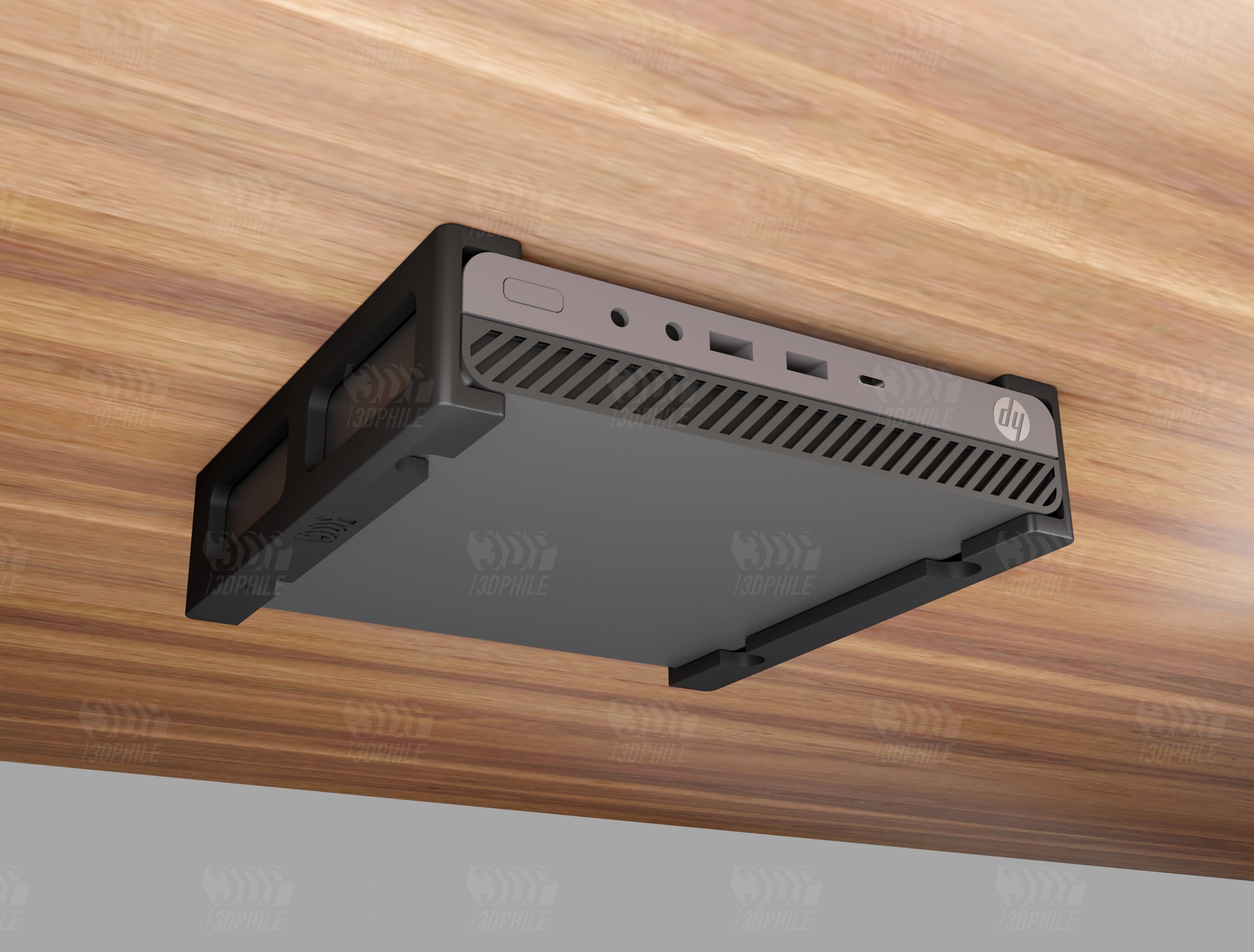 Universal VESA Mount For HP Mini Desktops - Under Desk, Wall Mount & Monitor Attachment Kit