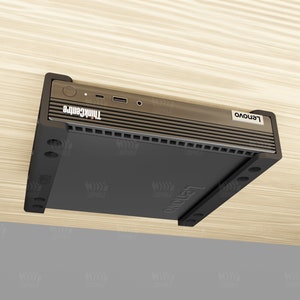 Soportes de montaje debajo del escritorio para mini PC Lenovo ThinkCentre Tiny Series