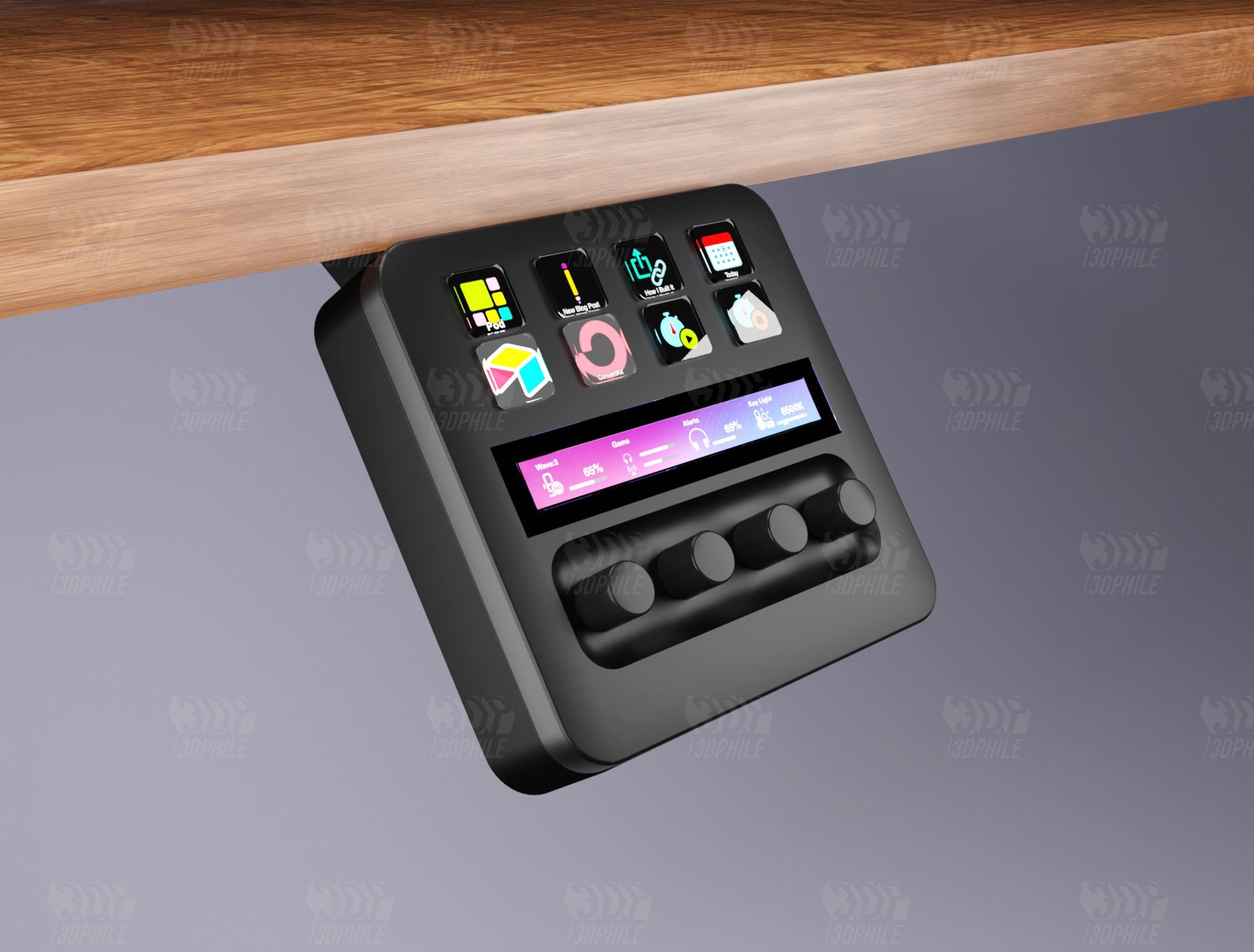 Elgato Stream Deck Plus Under-desk Mount Stream Deck + - Etsy Elgato Stream Deck Plus Under-desk Mount Stream Deck + - Etsy