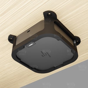 HP usb-c dock G5 HP Thunderbolt G5 under-desk mounting brackets HP G series dock mount image 1