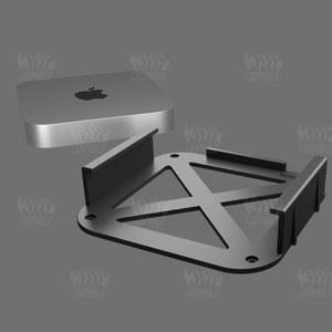 Apple Mac Mini mount Mac Mini under-desk mounting bracket image 3