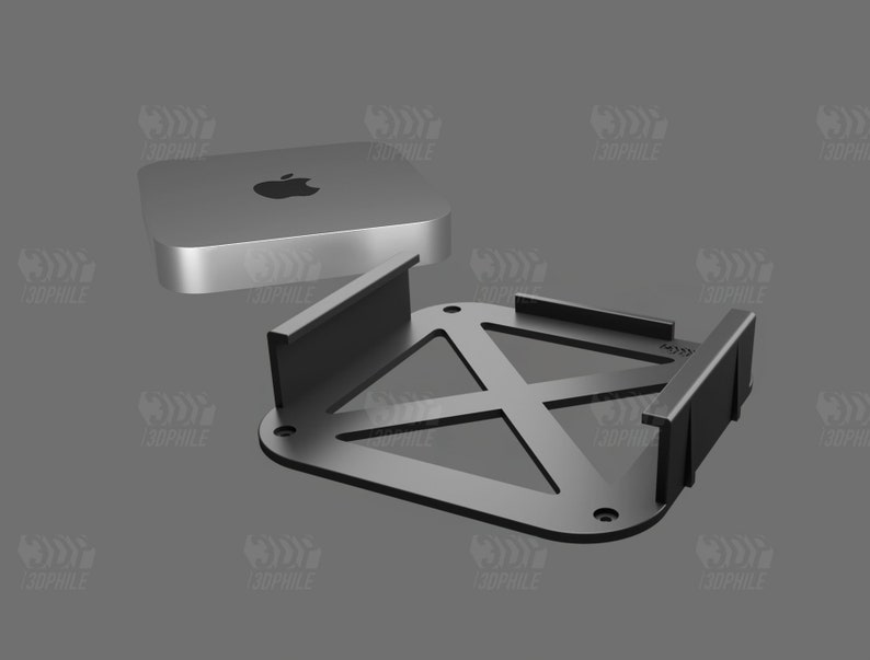 Apple Mac Mini mount Mac Mini under-desk mounting bracket image 3