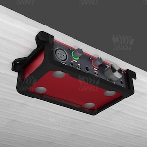 Focusrite Scarlett Solo 3rd Gen under-desk mounting bracket