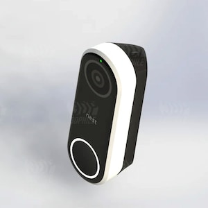 Nest Hello Doorbell Camera angled mount angle mounting curved base