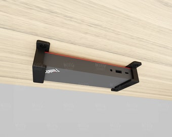 Lenovo ThinkPad Thunderbolt 3- en 4-dockingmontagebeugels onder het bureau