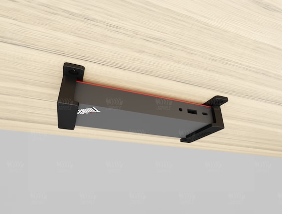 HAVYO Docking Station Side-Mount Bracket - Desk Mount For Dell/Thinkpad USB-C Docks