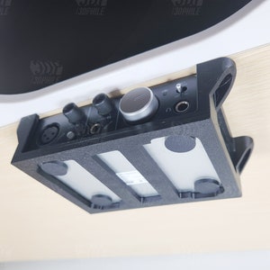 Focusrite Scarlett iTrack Solo under-desk mounting bracket