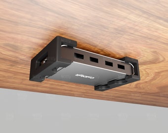CalDigit Element Hub dock under-desk mounting brackets