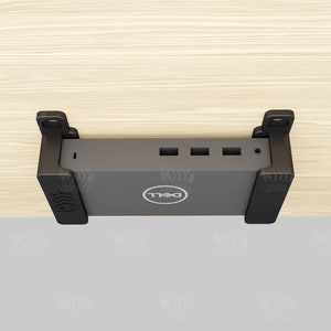 Dell D3100 dock under-desk mounting brackets