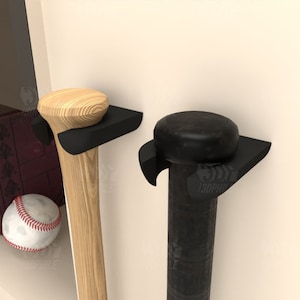 Baseball bat holder baseball bat mount wall mount