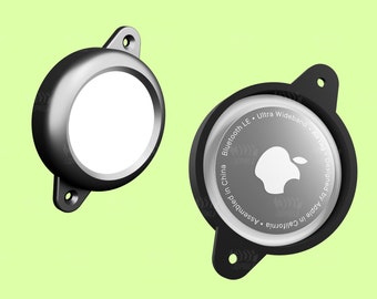 Apple AirTag mount surface or wall enclosure case mount