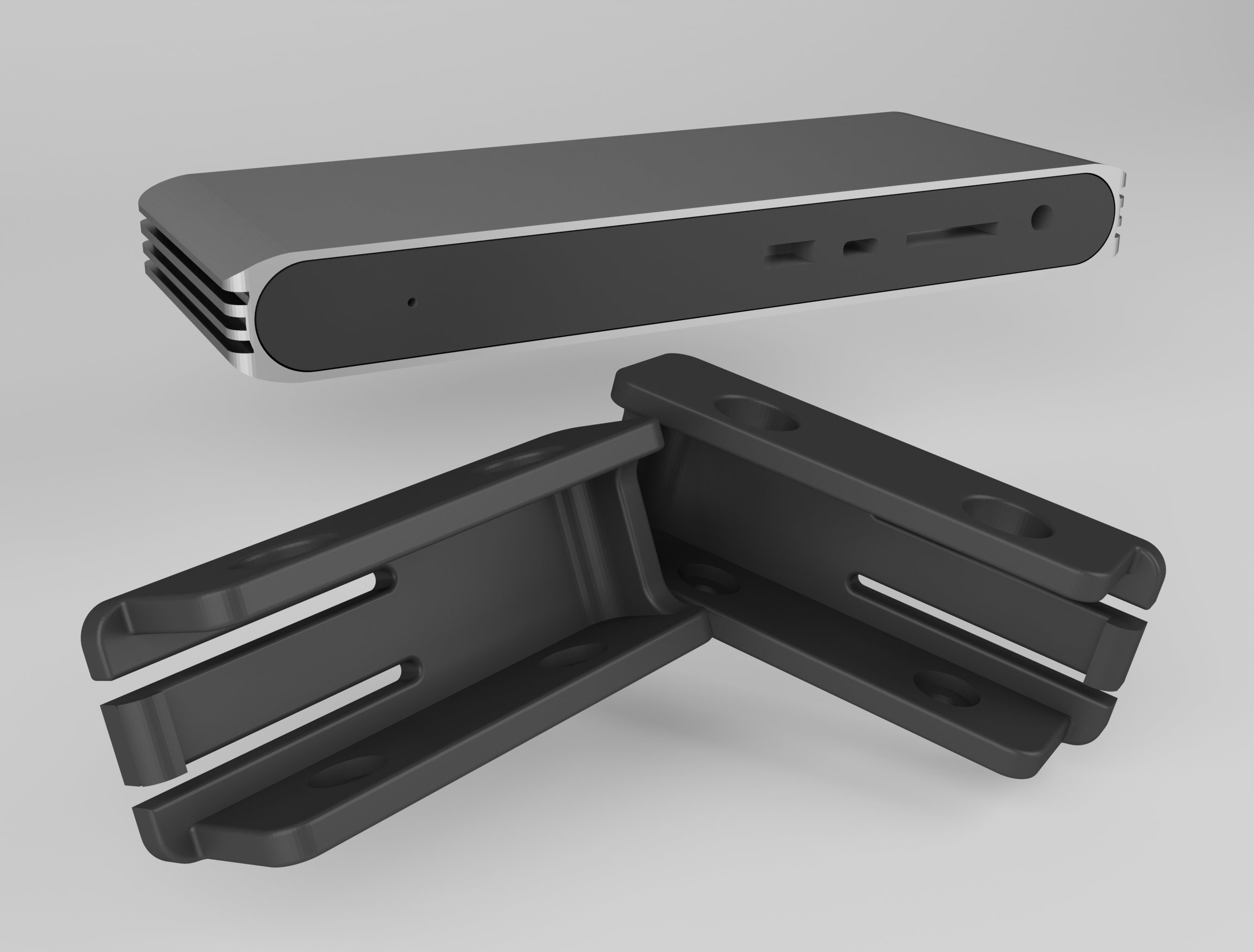 Caldigit USBC HDMI Dock Underdesk Mounting Brackets Etsy