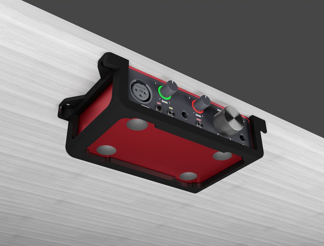 Focusrite Rack Mount Interface Focusrite Scarlett Solo 3rd Gen Under-desk Mounting Bracket - Etsy