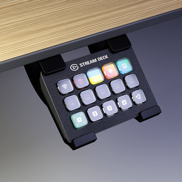 Elgato Stream Deck Mk.2 Under Desk Mount – Mount Only (Stream Deck Not Included)