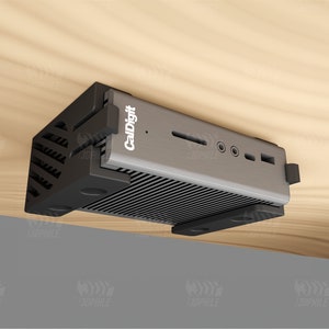CalDigit TS3 Plus dock under-desk mounting brackets