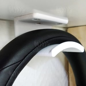 Soporte de gancho para auriculares debajo del escritorio