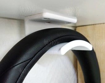 Headphone under desk mount hook holder