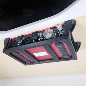 Focusrite Scarlett 2i2 2nd Gen under-desk mounting bracket