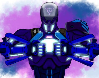 KAY/O Valorant Poster, Desktop Wallpaper - 17x11 / 24x18 / 36x24