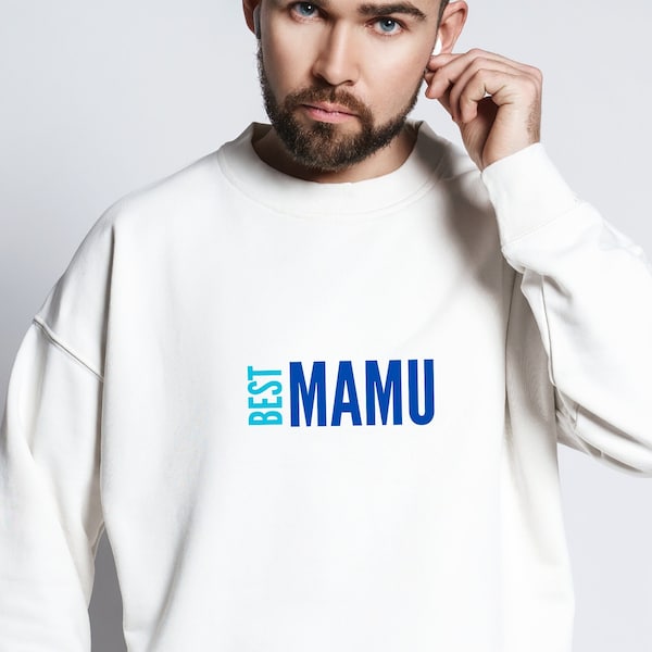 Best Mamu Sweatshirt, Mamu, Mamu Sweatshirt, Best Onkel, Rakhi Geschenk. Eid Geschenk,Maama, Bhanja, Mamu,Geschenk für Mama,Indische Geschenke,Desi,Südasiatisch