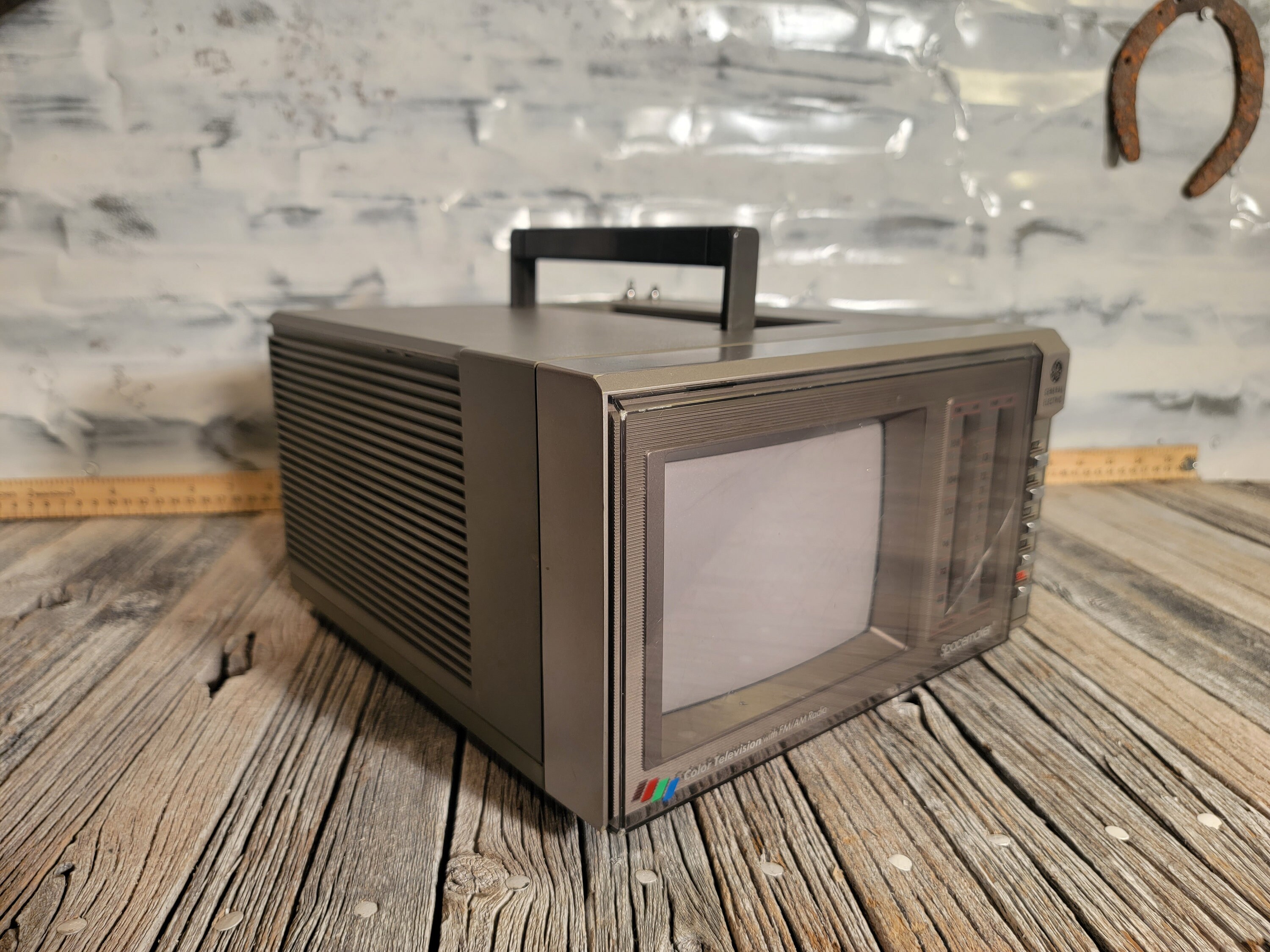 Vintage GE SPACEMAKER 5 Portable Color TV Am/fm Radio Etsy