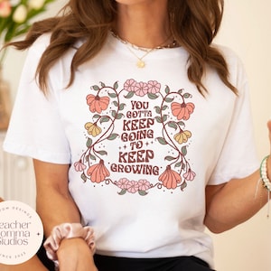Wildflower Tshirt, Wild Flowers Shirt, Floral Tshirt, Flower Shirt, Gift for Women, Ladies Shirts, Best Friend Gift, Cute Womens Shirt