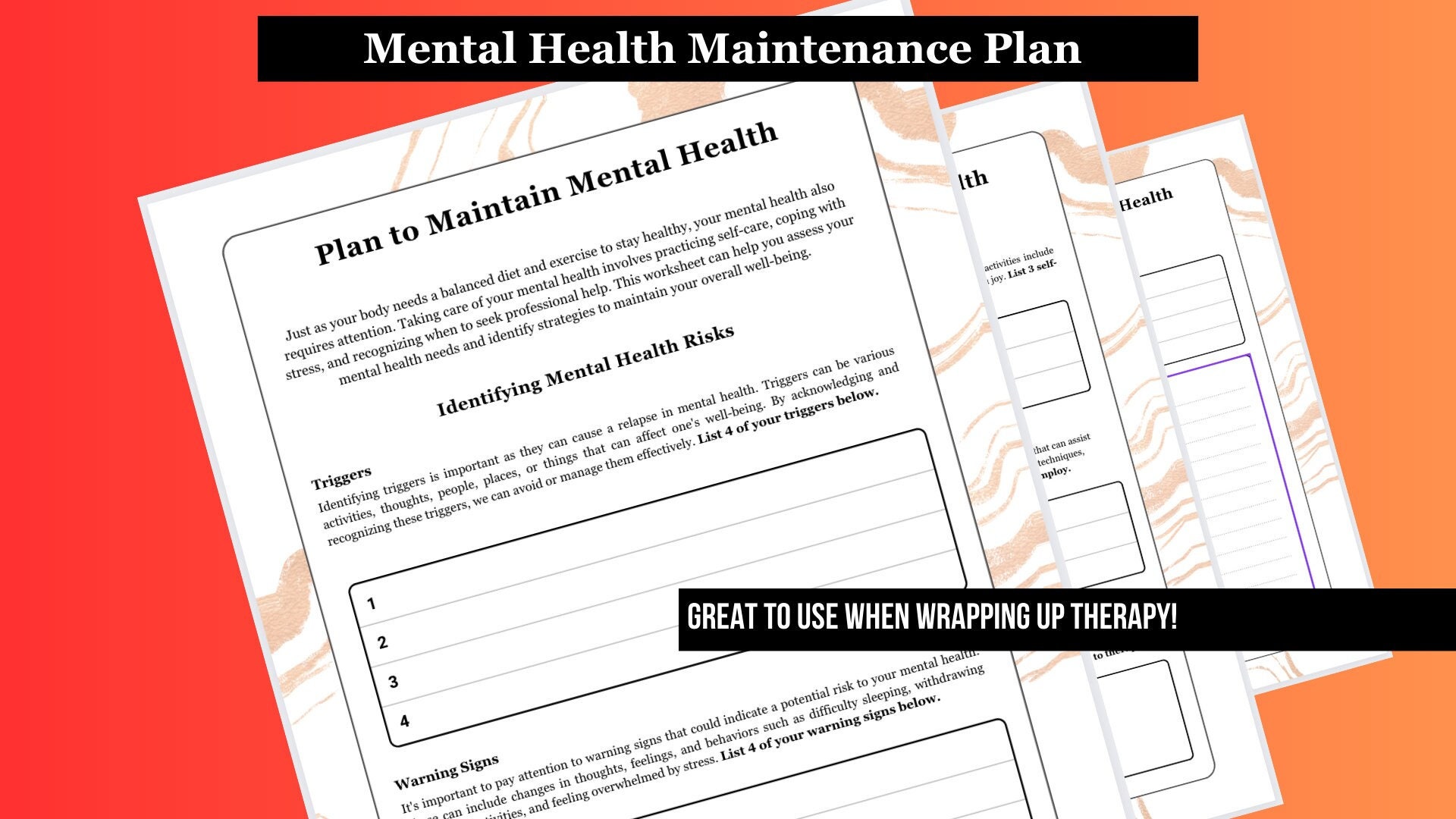 mental-health-maintenance-plan-relapse-prevention-worksheet-etsy