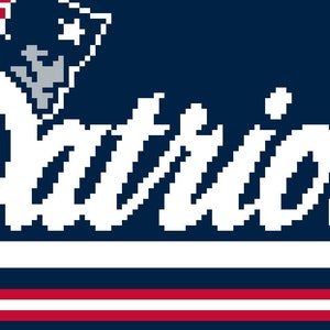Patriots Blanket Crochet Pattern