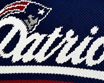 C2C Crochet Pattern | Patriots Blanket