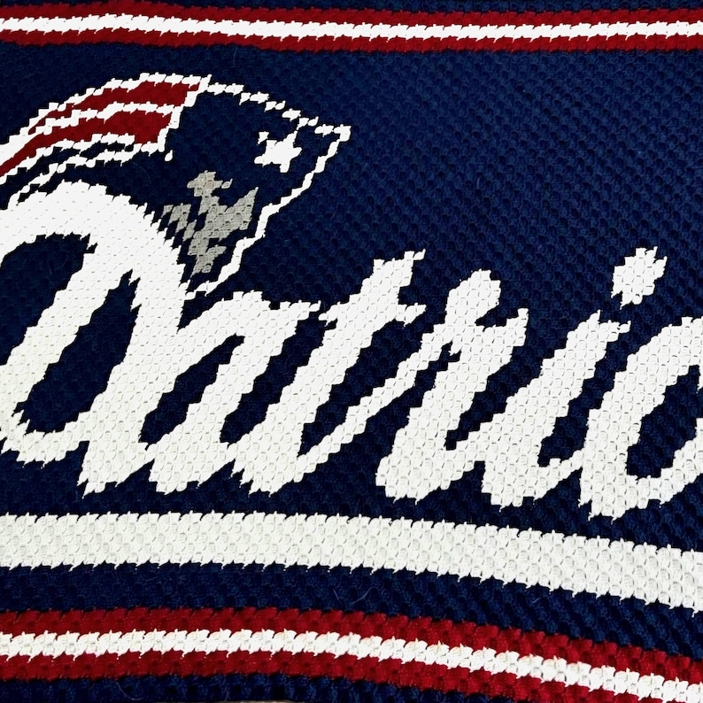 C2C Crochet Pattern | Patriots Blanket image 1