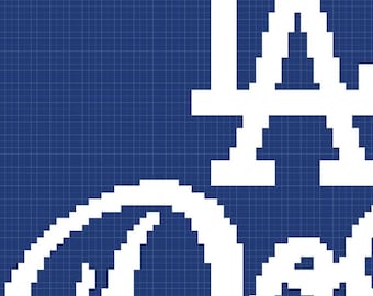 C2C Crochet Pattern | Dodgers Blanket