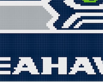 C2C Crochet Pattern | Seahawks Blanket
