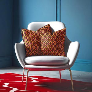 The Shining Rug Pattern Pillowcase / Horror In the Home from the The Shining's Overlook Hotel Spun Polyester Square Pillowcase