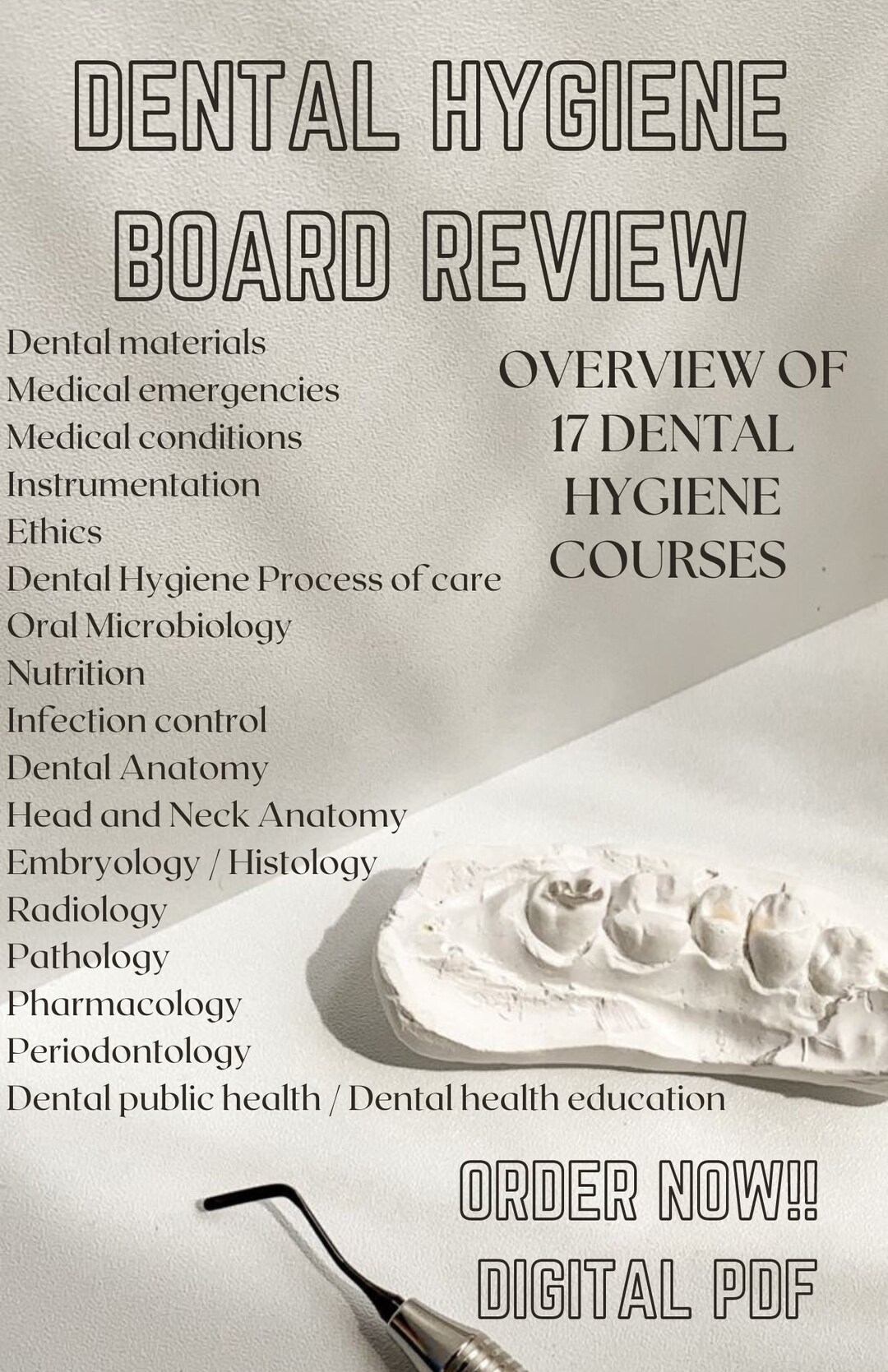 Dental Hygiene Program Overview Etsy