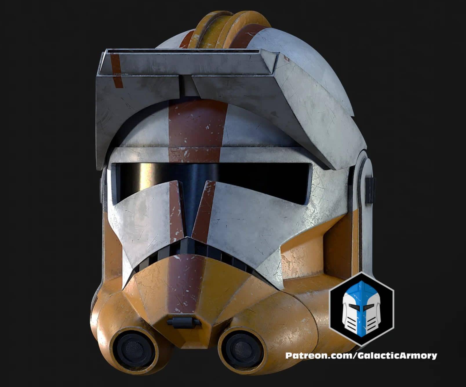Phase 2 Animated Clone Trooper Helmet RAW 3D Printed DIY by Galactic ...