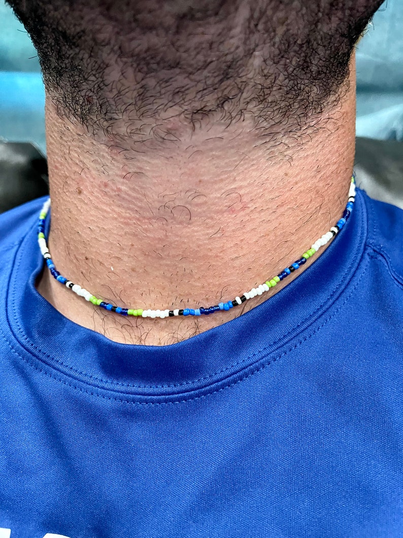 Seed Bead Choker Necklace Etsy