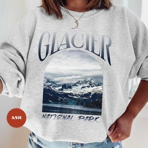Glacier National Park Shirt Glacier Sweatshirt Glacier Gift Montana Shirt Rocky Mountains Long Sleeve Tee Granola Girl Crewneck Sweater