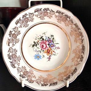 Alfred Meakin &#39;Golden Posy&#39; 22 KT. Soepbord