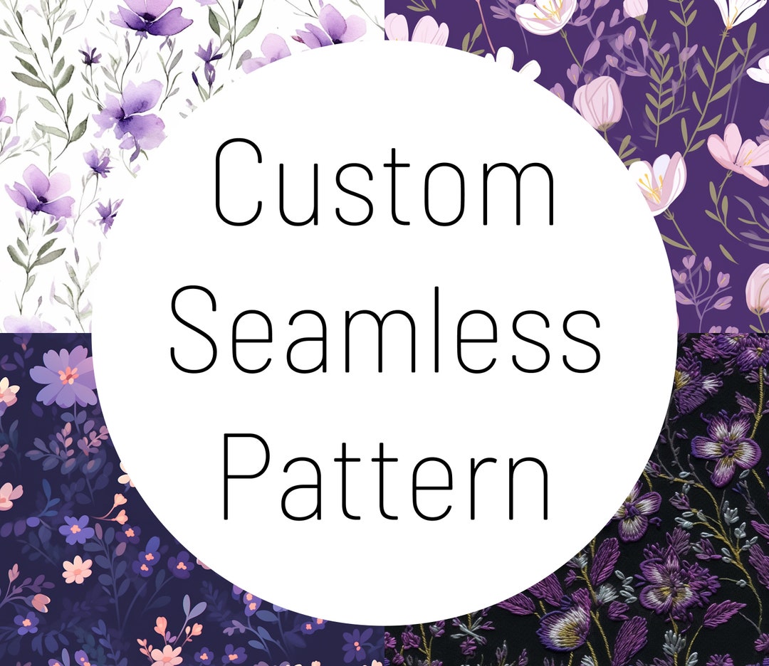 Custom Seamless Pattern Custom Pattern Repeating Pattern Fabric File ...