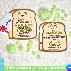 Porta carte regalo Sandwich stampabile, porta carte regalo personalizzato per apprezzamento insegnanti, biglietto di ringraziamento per insegnanti modificabile